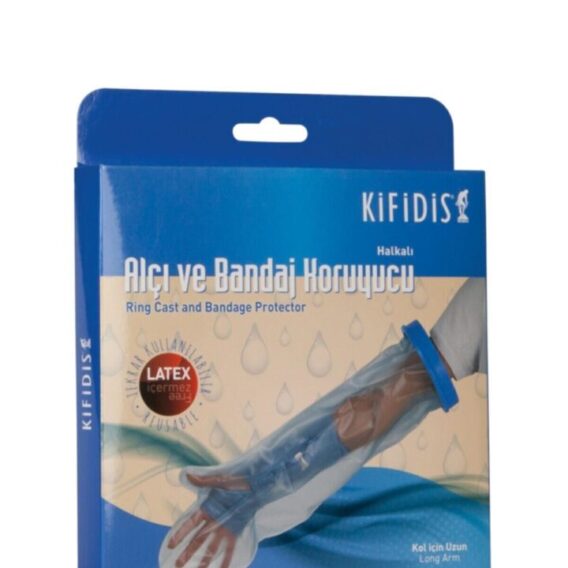 Fst Su Geçirmez Uzun Kol Alçı Koruyucu Bone – Banyo ve Duş İçin Sızdırmaz Kol Bonesi FS-2101