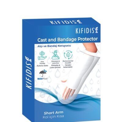 Silikon Girişli Alçı ve Bandaj Koruyucu - Kol için (Kısa) - (Latex İçermez)