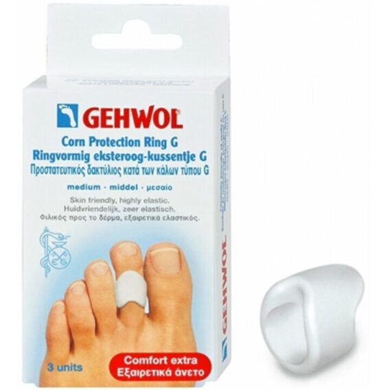 Silikon Parmak Nasır Koruyucu Yüzük (3 Adet) – Medium Beden Nasır Önleyici Destek KG25921