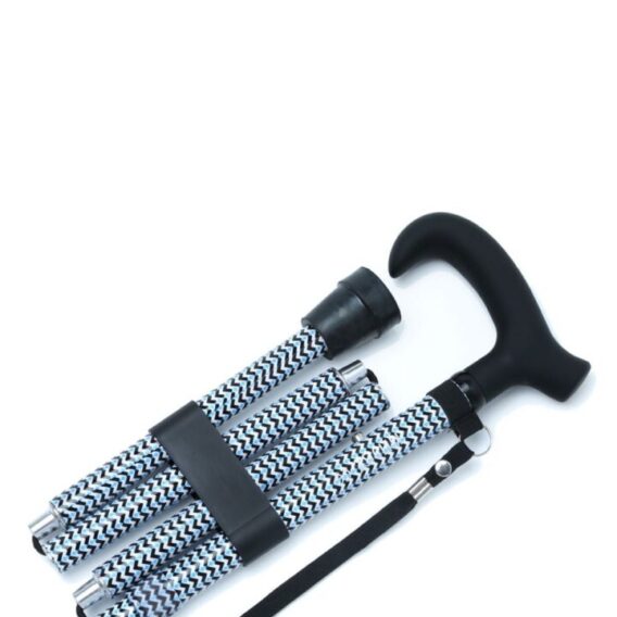 GB845 Desenli Katlanır Baston Zigzag Desenli