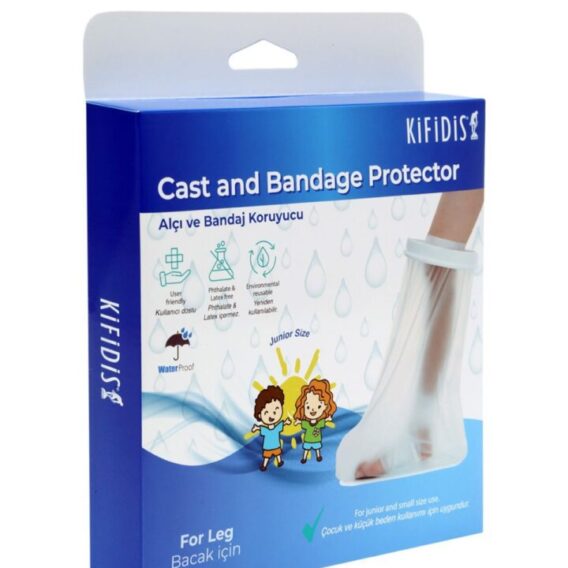 Çocuk İçin Su Geçirmez Alçı ve Bandaj Koruyucu (Bacak için)- Junior Boy Duş Kılıfı 2121