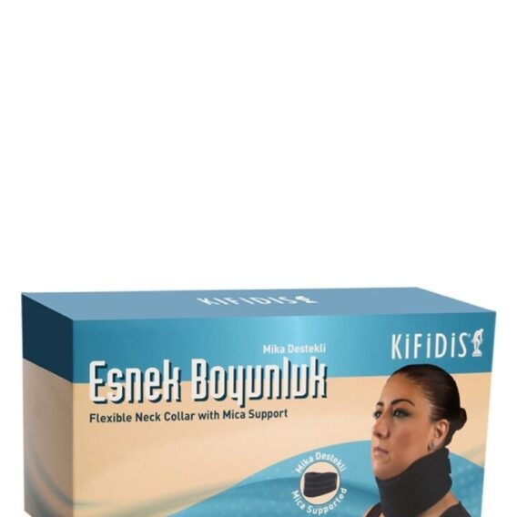 Mika Destekli Esnek Boyunluk Lacivert / Navy-3 beden