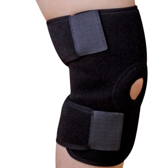 Patellası Açık Destekleyici Dizlik – Standart Beden Esnek Eklem Koruyucu Bandaj
