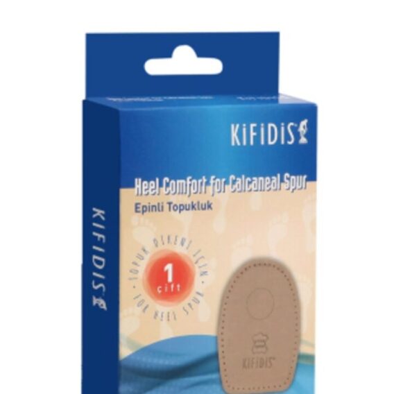 Epinli Deri Topukluk – Topuk Dikeni ve Ağrısı İçin Ortopedik Topuk Yastığı (Çift)