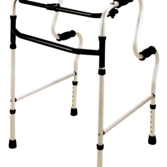 2 Kademeli Katlanabilir Walker – KY962L Alüminyum Yürüteç Destek