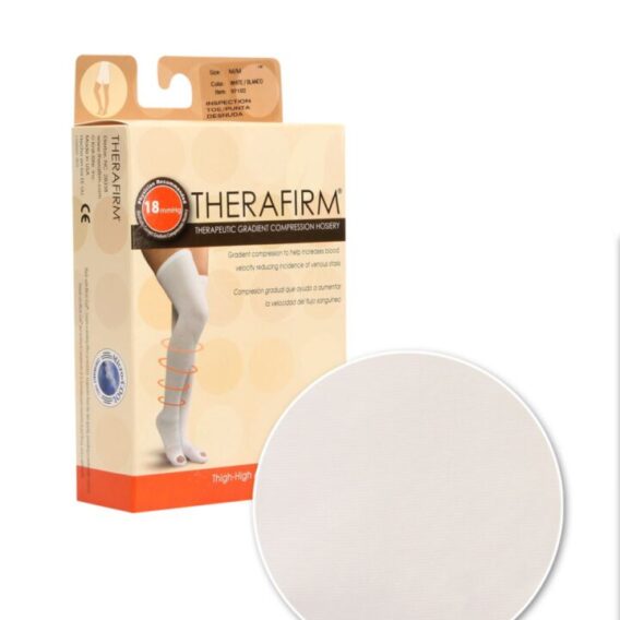 Therafirm Anti-Emboli Çorabı Kasığa Kadar Burnu Açık Made in USA (Dökme)